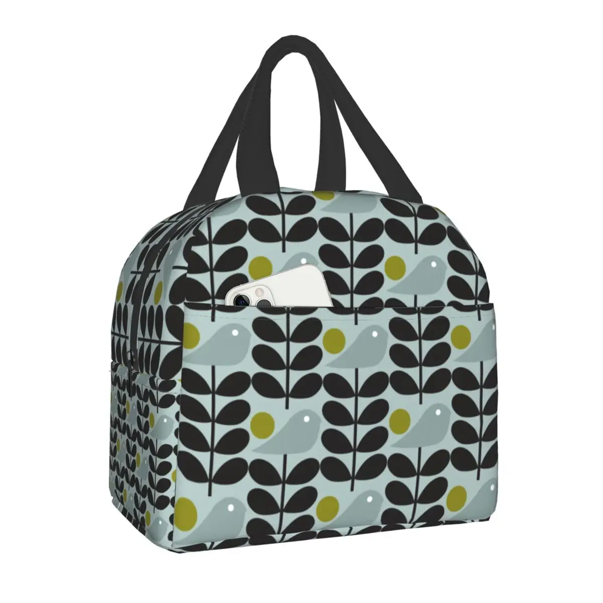 Orla Kiely Birds Insulated Lunch Bags for Women Scandinavian Flowers Portable Cooler Thermal Food Lunch Box Work School Travel
Orla Kiely Birds Insulated Lunch Bags for Women Scandinavian Flowers Portable Cooler Thermal Food Lunch Box Work School Travel