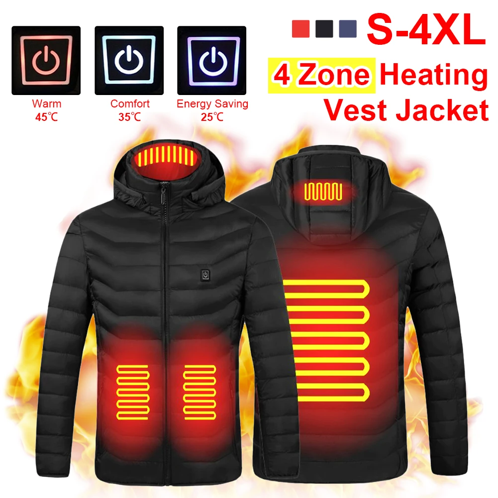 Heated Jacket 2/4/8 Heating Areas Men Women Winter Sportswear Heated Coat Graphene Heat Coat USB Heating Jacket Outdoor Camping
Heated Jacket 2/4/8 Heating Areas Men Women Winter Sportswear Heated Coat Graphene Heat Coat USB Heating Jacket Outdoor Camping