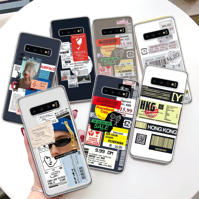 Stamp Label Barcode Phone Case For Samsung Galaxy S22 S21 Ultra S10 Plus S20 FE S10E S9 S8 S7 Edge J4 + Soft Cover Coque
Stamp Label Barcode Phone Case For Samsung Galaxy S22 S21 Ultra S10 Plus S20 FE S10E S9 S8 S7 Edge J4 + Soft Cover Coque