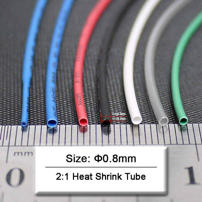 10/20/50/100/200M Dia 0.8mm Heat Shrink Tube 2:1 Polyolefin Thermal Cable Protector Insulated Waterproof Flame Retardant Sleeve
10/20/50/100/200M Dia 0.8mm Heat Shrink Tube 2:1 Polyolefin Thermal Cable Protector Insulated Waterproof Flame Retardant Sleeve