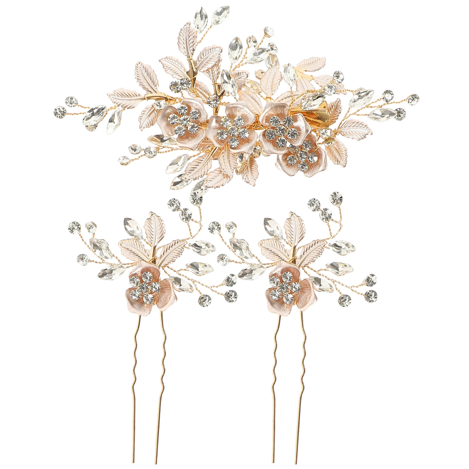 Bridal Headwear Set Wedding Headdress Hair Rhinestones Bride Barrettes Leaves Pin Styling Accessories Clips Leaf
Bridal Headwear Set Wedding Headdress Hair Rhinestones Bride Barrettes Leaves Pin Styling Accessories Clips Leaf
