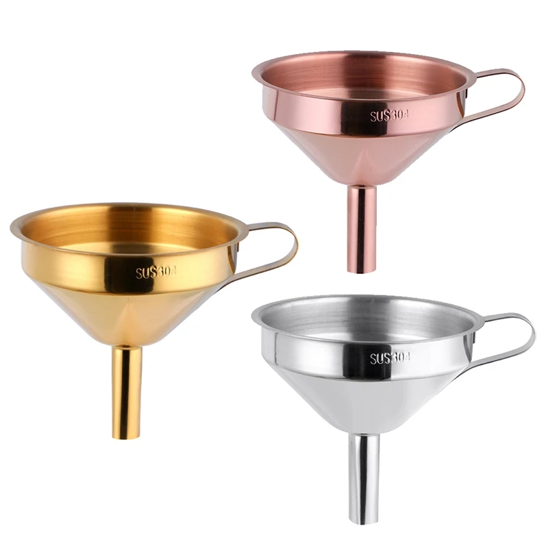 Stainless Steel Funnel Kitchen Oil Liquid Funnel With Detachable Filter/Strainer For Canning Kitchen Tools
Stainless Steel Funnel Kitchen Oil Liquid Funnel With Detachable Filter/Strainer For Canning Kitchen Tools