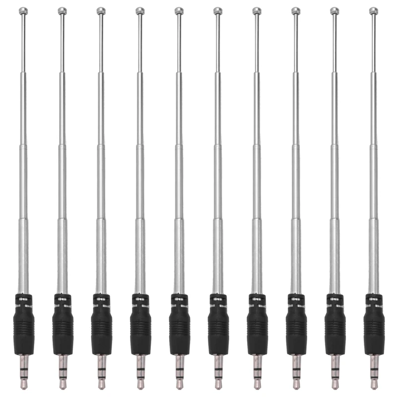10X Radio Antenna 3.5Mm 4 Sections Telescopic FM Antenna Radio For Mobile Cell Phone Mp3 Mp4 Audio Equipment
10X Radio Antenna 3.5Mm 4 Sections Telescopic FM Antenna Radio For Mobile Cell Phone Mp3 Mp4 Audio Equipment