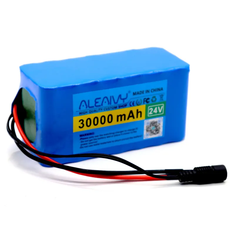 

7s3p 24V 30Ah 18650 Lithium Battery 29.4v 350W 500W Electric Bicycle Moped electric Li-ion Battery pack and US/EU 2A Charger