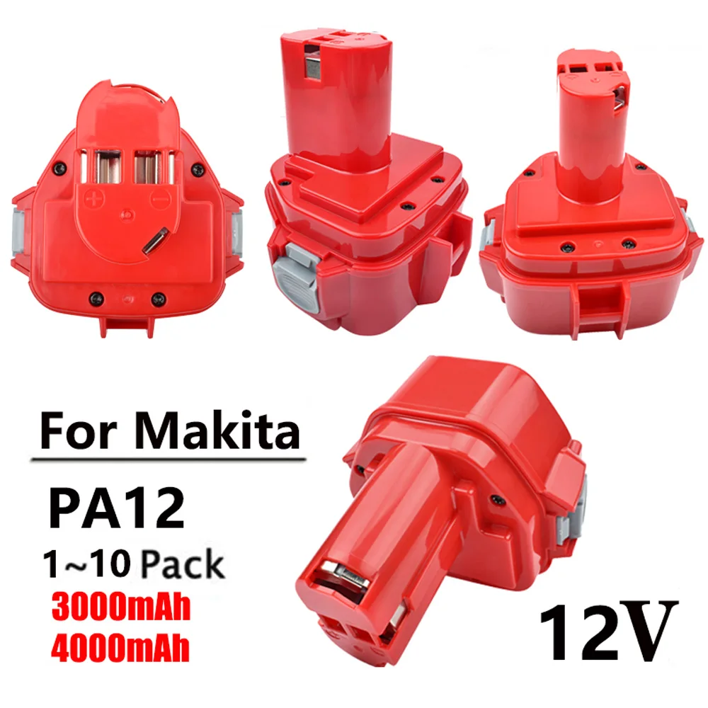 

Сменные батареи PA12 1220 1222 1234 Ач/Ач для аккумуляторной дрели Makita 12 В, Аккумуляторная дрель для шуруповерта, электроинструменты, батарея