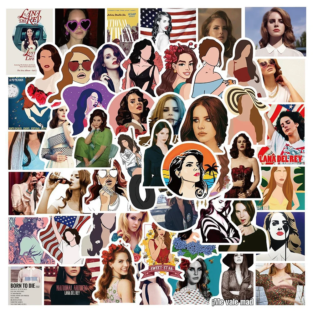 10/25/50Pcs Hot Singer Lana Del Rey Cool Graffiti Stickers For Laptop Guitar Luggage Phone Waterproof PVC Sticker Decal Kid Toy
10/25/50Pcs Hot Singer Lana Del Rey Cool Graffiti Stickers For Laptop Guitar Luggage Phone Waterproof PVC Sticker Decal Kid Toy
