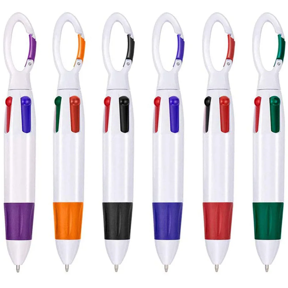 10Pcs Retractable Multi-color Ballpoint Pens 4 Color In One With Buckle Keychain Office School Supplies Students Children Gifts
10Pcs Retractable Multi-color Ballpoint Pens 4 Color In One With Buckle Keychain Office School Supplies Students Children Gifts