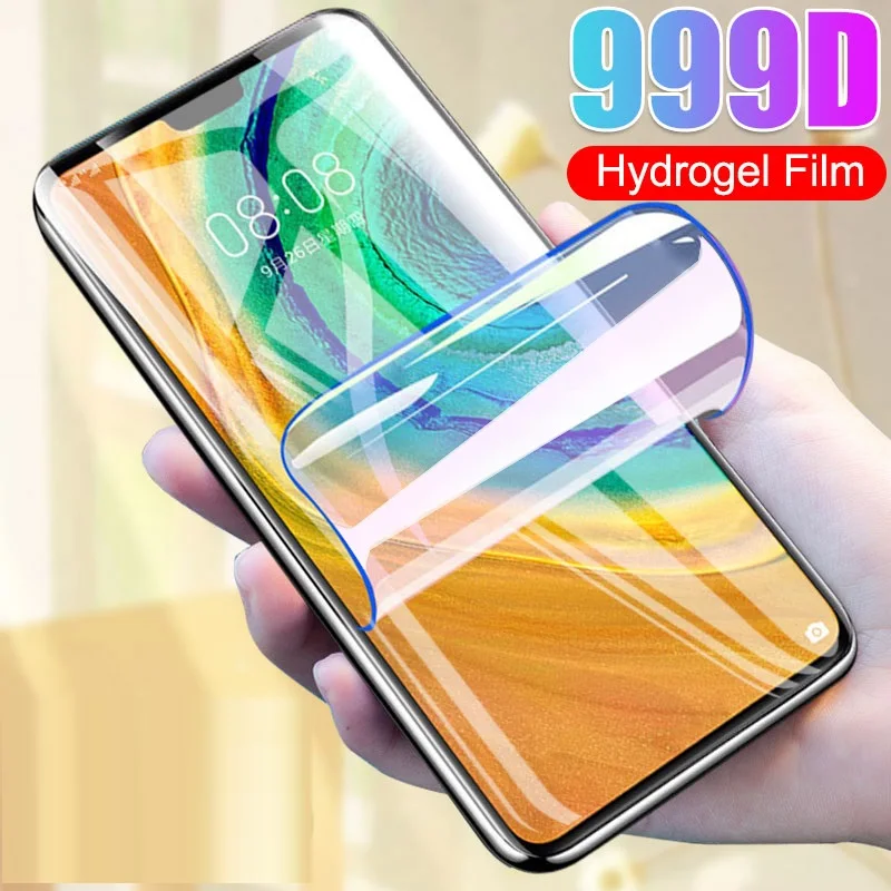 

Full Cover Hydrogel Film For Huawei P30 P50 P60 P40 Pro Plus Screen Protector On Huawei Mate 50 40 30 20 Pro RS Film Accessories