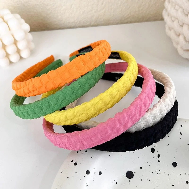 Girl candy-colored plaid headband sweet versatile headhoopcolor pressure hair outside departure Carson series hair accessories
Girl candy-colored plaid headband sweet versatile headhoopcolor pressure hair outside departure Carson series hair accessories