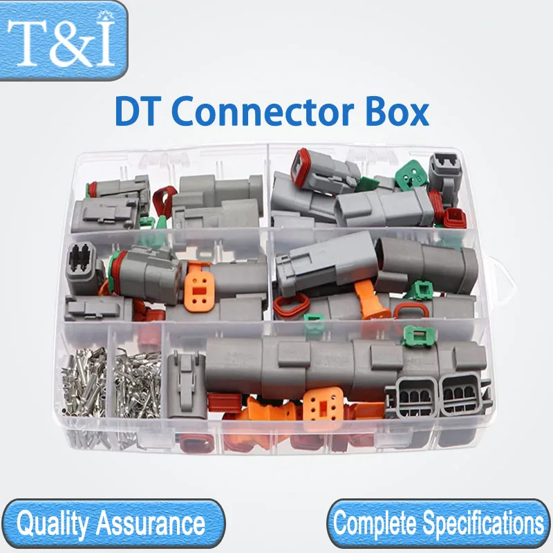 1/5Boxs DT06-2/3/4/6S DT04-2/3/4/6P Electronic Connection Aviation Automobile Waterproof Male Female Adapter Connector Kit
1/5Boxs DT06-2/3/4/6S DT04-2/3/4/6P Electronic Connection Aviation Automobile Waterproof Male Female Adapter Connector Kit