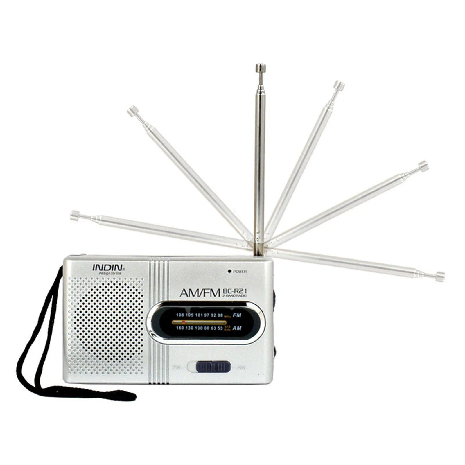 

Radios Portable AM FM AM FM Transistor Radio Great Reception Loud Speaker Earphone Jack Long Lasting 2 AA Battery Operated