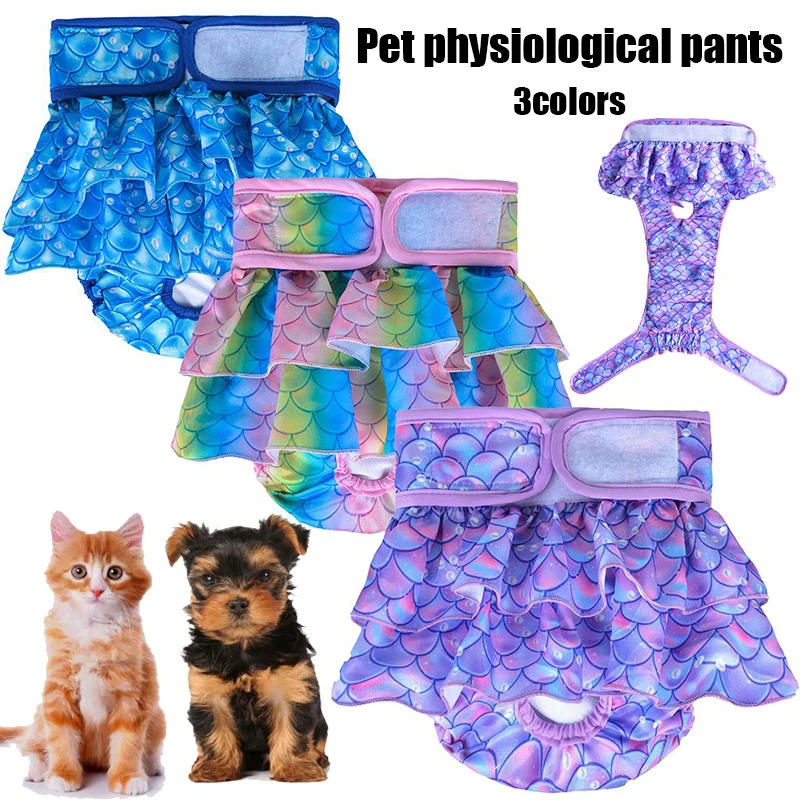 Mermaid Style Dog Underwear Diapers Female Dog Physiological Underwear Underwear Shorts Pet Puppy Small And Medium Large Dog
Mermaid Style Dog Underwear Diapers Female Dog Physiological Underwear Underwear Shorts Pet Puppy Small And Medium Large Dog