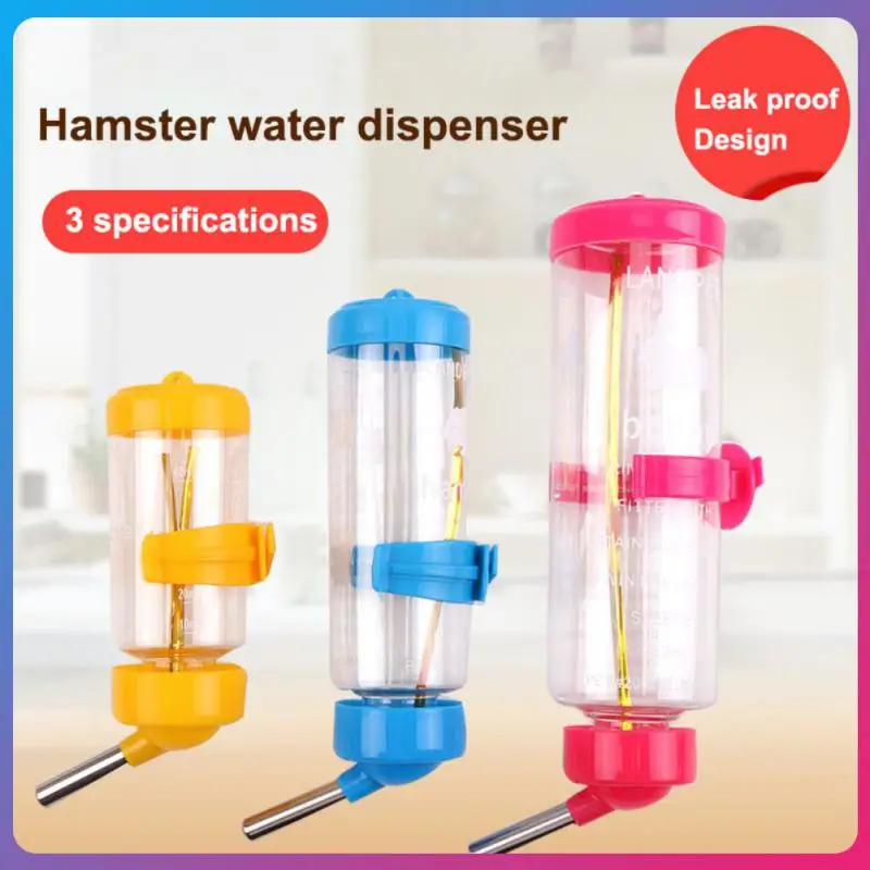 Small Pet Drinking Bottle 80ML 125ml Plastic Hamster Watering Fountain Double Fixation Hanging Hamster Supplies Pet Products
Small Pet Drinking Bottle 80ML 125ml Plastic Hamster Watering Fountain Double Fixation Hanging Hamster Supplies Pet Products