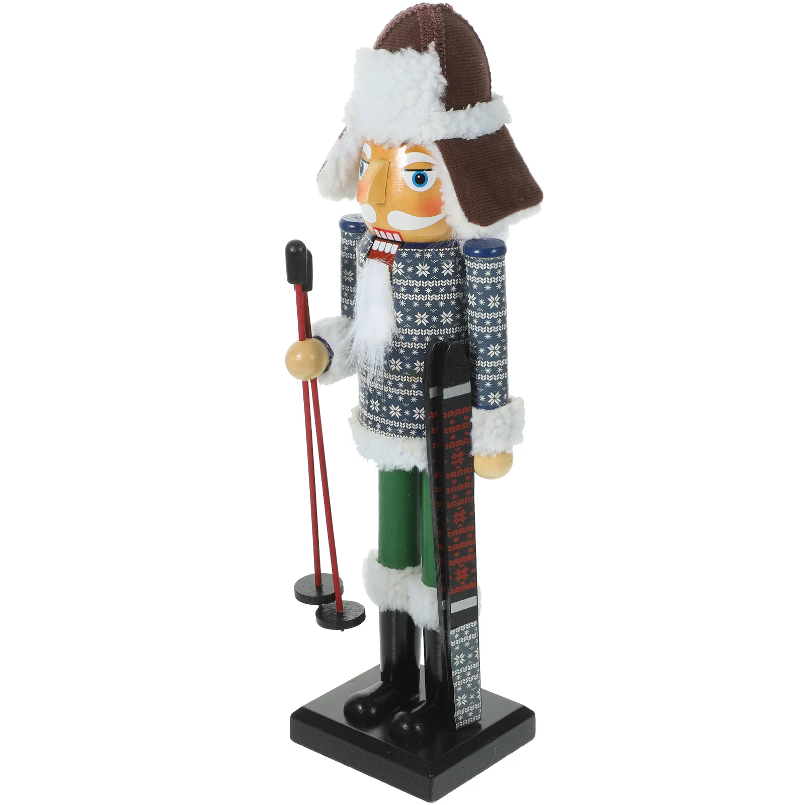 36cm Christmas Nutcracker Figure Desktop Nutcracker Skier Soldier Statue Holiday Decor Table Ornaments Figurine Party Decoration
36cm Christmas Nutcracker Figure Desktop Nutcracker Skier Soldier Statue Holiday Decor Table Ornaments Figurine Party Decoration