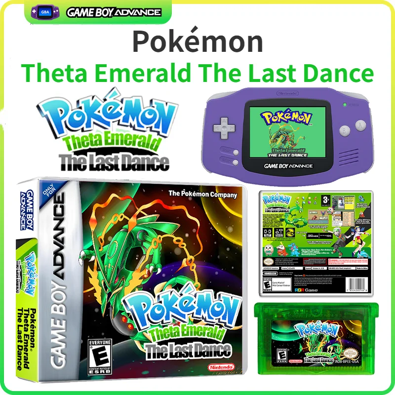 Игровая кассета Pokemon Theta Изумрудный The Last Dance GBA/NDS, коллекция английских карт Rayquaza, детские игрушки, подарки
Игровая кассета Pokemon Theta Изумрудный The Last Dance GBA/NDS, коллекция английских карт Rayquaza, детские игрушки, подарки