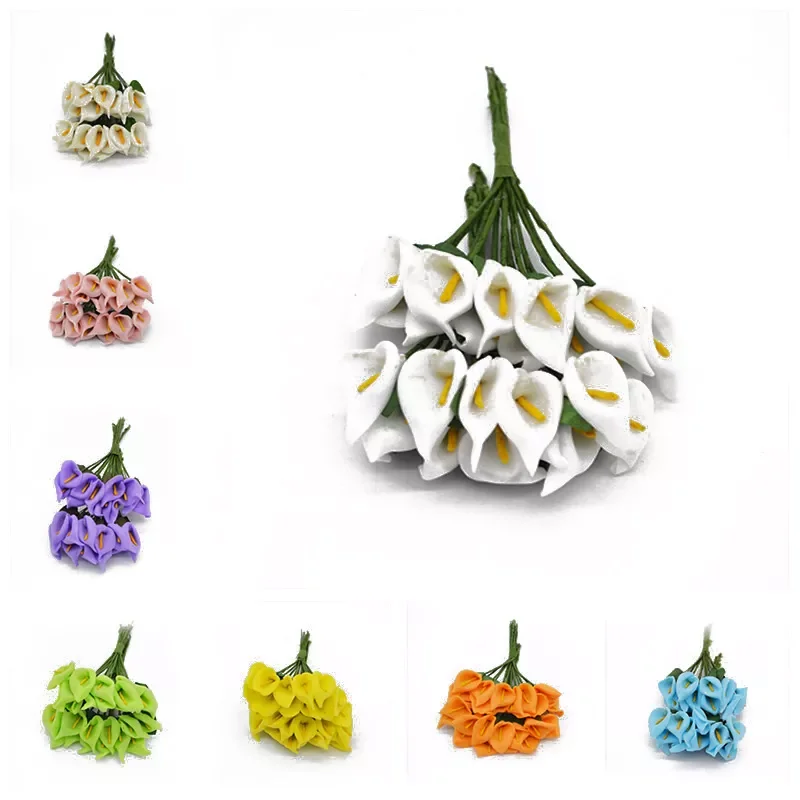Mini PE Calla Lily Artificial Flower Bouquet Multicolor Rose Wedding Party Flower Decoration Scrapbooking Fake Flowers
Mini PE Calla Lily Artificial Flower Bouquet Multicolor Rose Wedding Party Flower Decoration Scrapbooking Fake Flowers