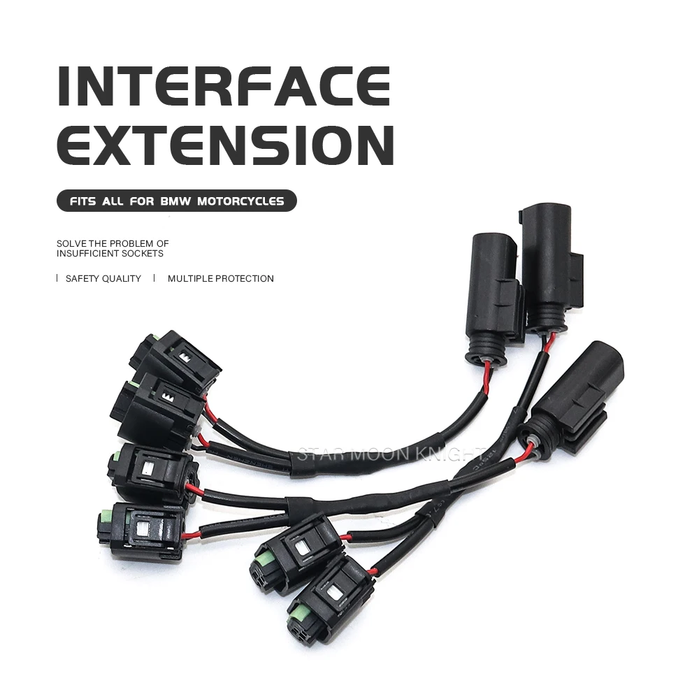 Motorcycle Quick Connect Cable Set Shunt Circuit Socket Extension Adapter For BMW F700GS F800GS F750GS F850GS Adv F900R F900XR
Motorcycle Quick Connect Cable Set Shunt Circuit Socket Extension Adapter For BMW F700GS F800GS F750GS F850GS Adv F900R F900XR