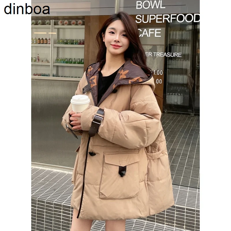 2022 Women Black Down Jacket Hooded Coat Color Contrast Fashion Windproof Thicken Duck Down Feather Female Puffer Cropped Jacket
2022 Women Black Down Jacket Hooded Coat Color Contrast Fashion Windproof Thicken Duck Down Feather Female Puffer Cropped Jacket