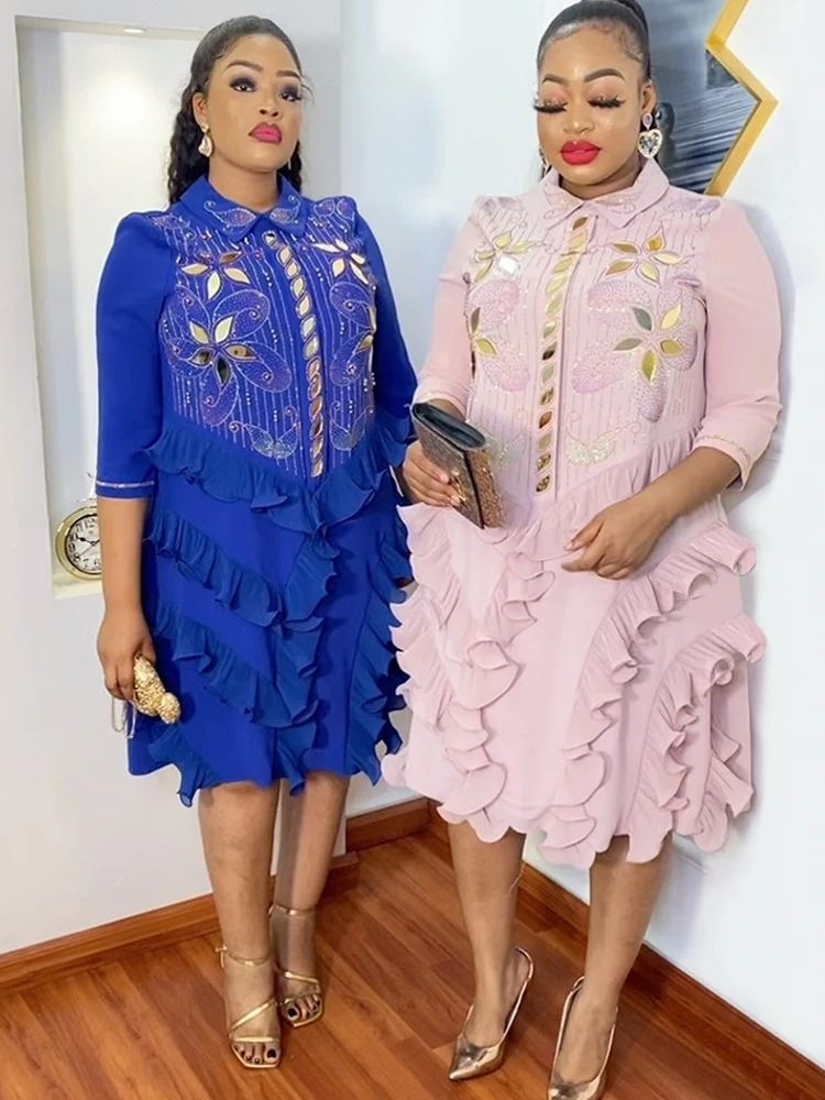 African Dresses For Women Elegant Party Event Pearl Beaded 3/4 Sleeve Stretch Luxury Formal Cocktail Africa Clothing Evening
African Dresses For Women Elegant Party Event Pearl Beaded 3/4 Sleeve Stretch Luxury Formal Cocktail Africa Clothing Evening