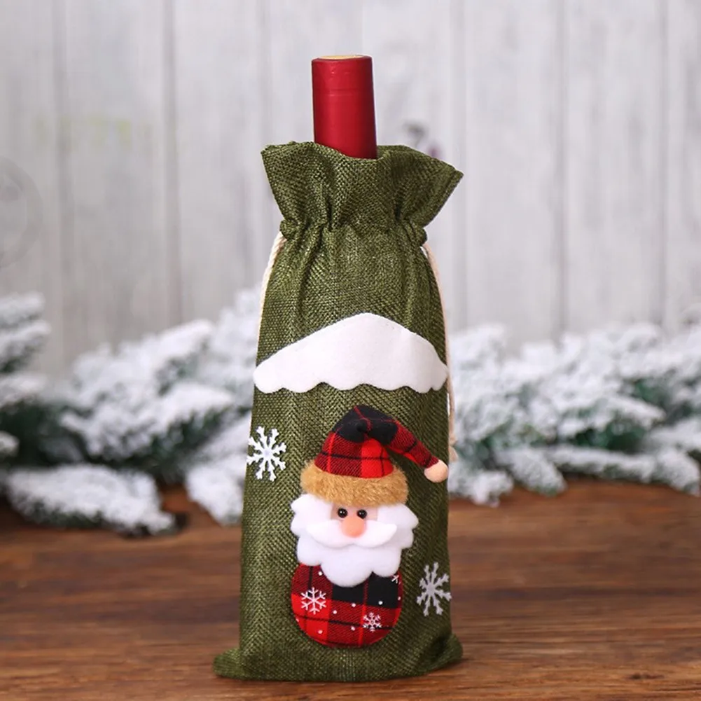 1pc 30x14 Cm Red Wine Bottle Cover Christmas Gift Wines Cloth Bottle Christmas Decoration Cute Bow Pattern For Christmas Party
1pc 30x14 Cm Red Wine Bottle Cover Christmas Gift Wines Cloth Bottle Christmas Decoration Cute Bow Pattern For Christmas Party