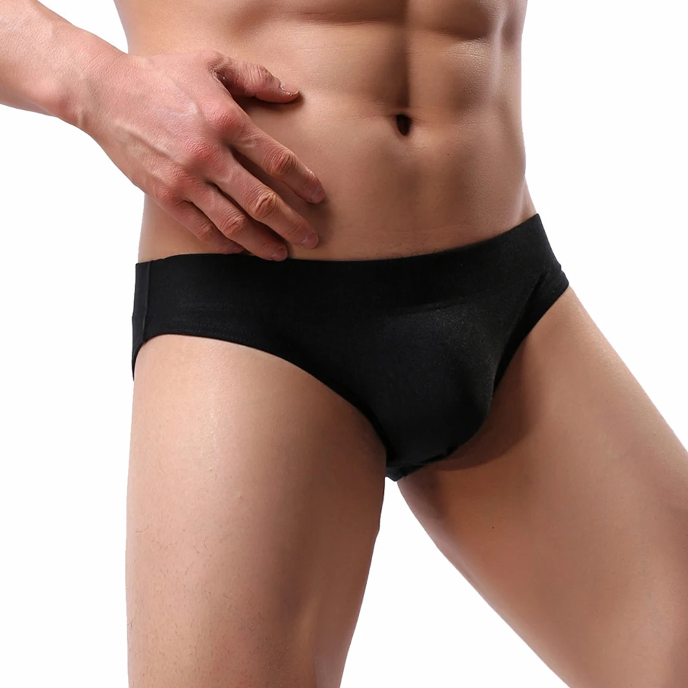 Mens Sexy Briefs Bulge Pouch Underwear Low-Rise Underpants Seamless Panties Low-Rise Knickers Elastic Knickers Bikini Trunks
Mens Sexy Briefs Bulge Pouch Underwear Low-Rise Underpants Seamless Panties Low-Rise Knickers Elastic Knickers Bikini Trunks
