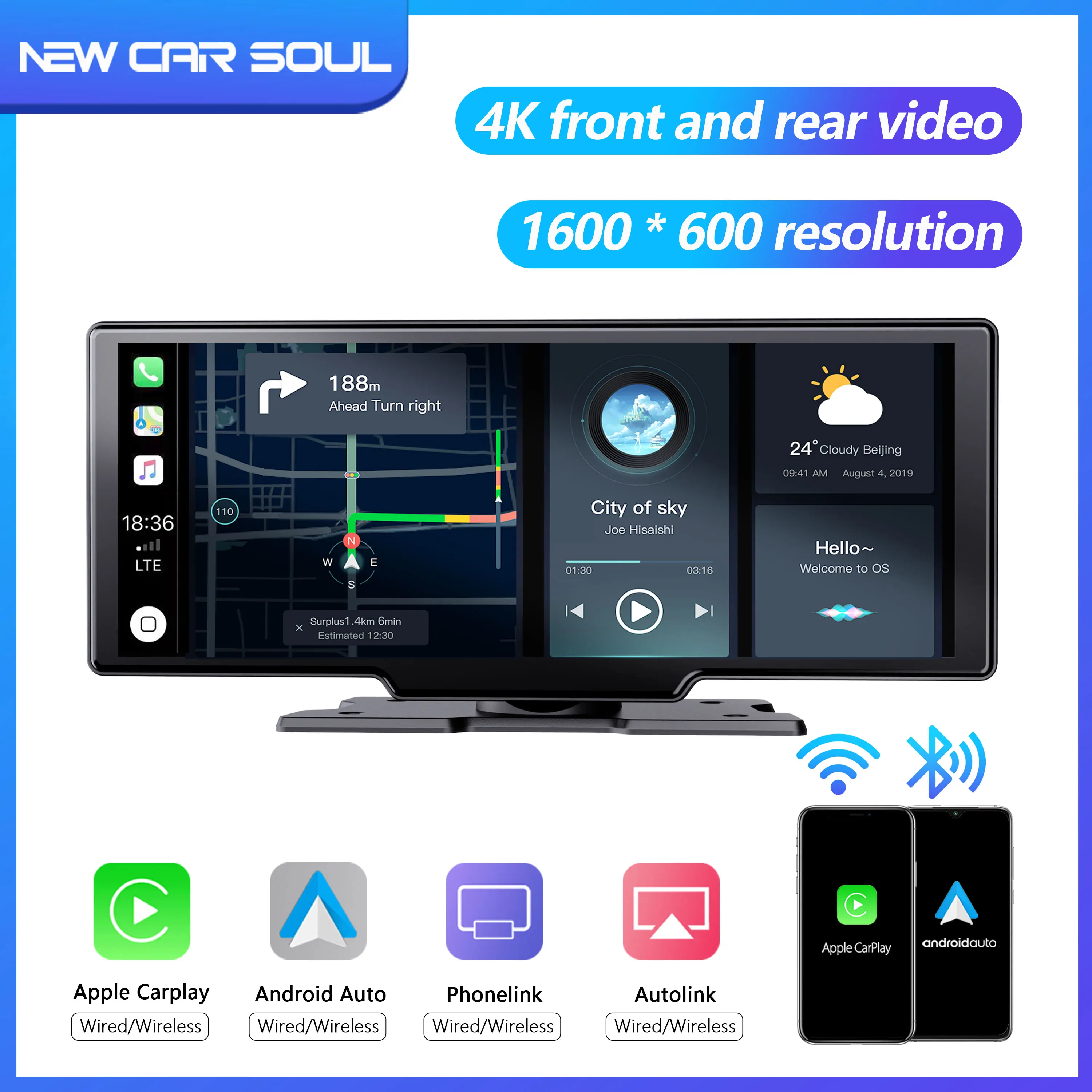 Universal 10inch Car Radio Multimedia Video Player Wireless Carplay Wireless Android Auto Touch Screen For Nissan Toyota Car
Universal 10inch Car Radio Multimedia Video Player Wireless Carplay Wireless Android Auto Touch Screen For Nissan Toyota Car