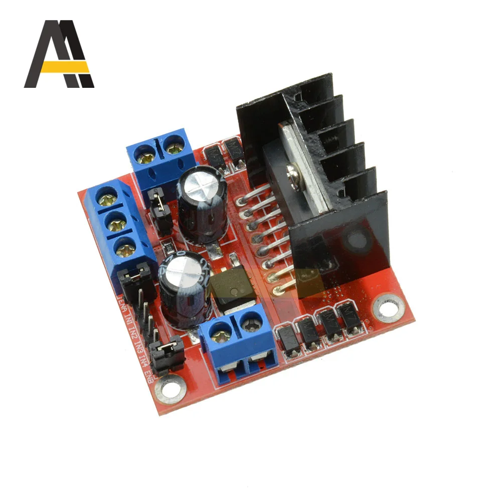 

L298N H bridge Driver Board module 25W 5V-35V L298 Stepper Motor for arduino smart car robot breadboard High Power