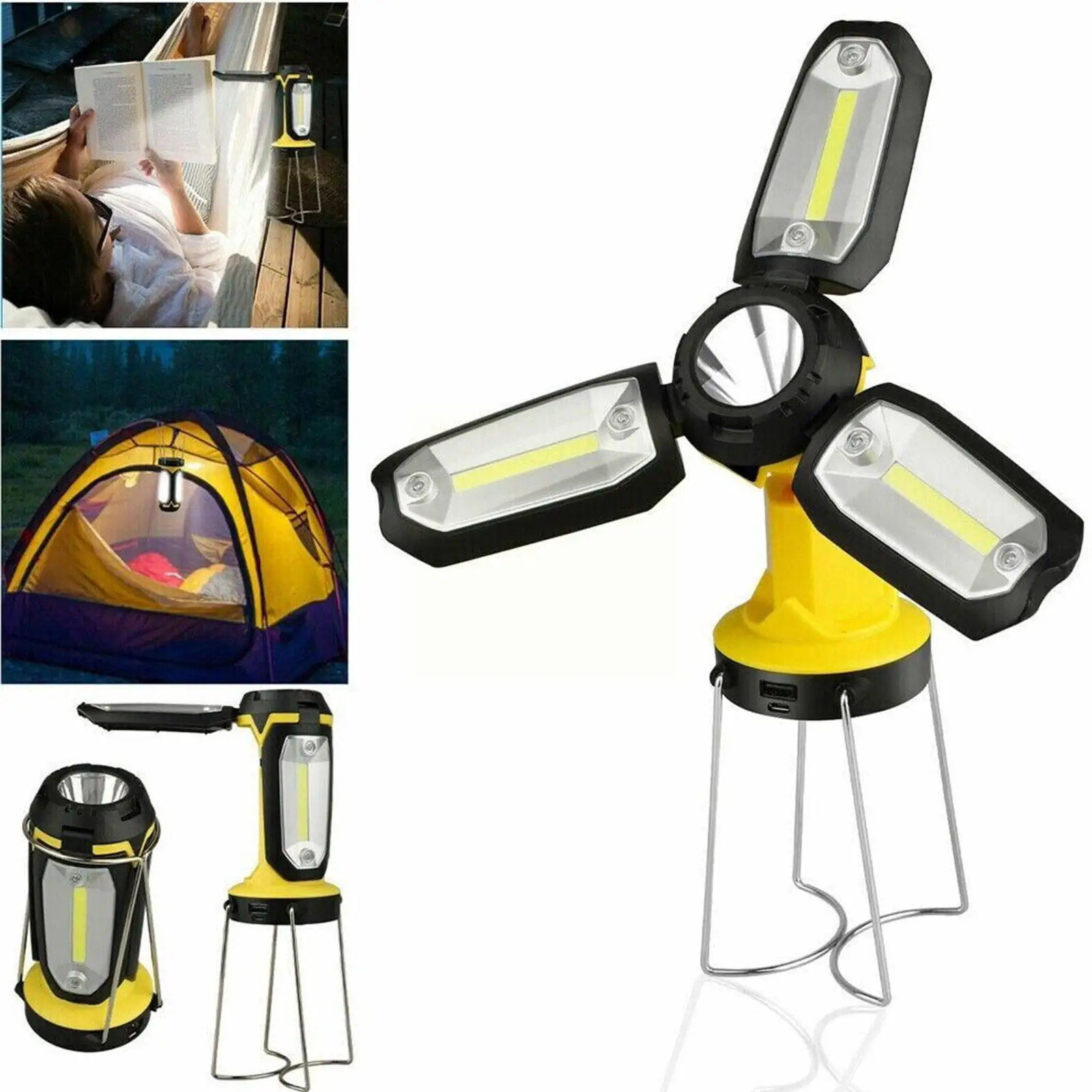 Multifunction Foldable Work Light SMD LED Portable Flashlight USB Charging Rotatable Powrful Emergency Lamp For Camping Hik R6H3
Multifunction Foldable Work Light SMD LED Portable Flashlight USB Charging Rotatable Powrful Emergency Lamp For Camping Hik R6H3