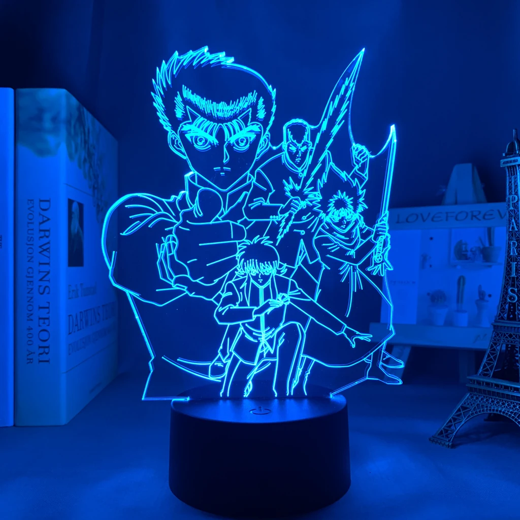 Светодиодный светильник в стиле аниме Yu Hakusho для спальни, ночник для декора манги, подарок на день рождения, комнатный аниме 3d светильник Yu ...
Светодиодный светильник в стиле аниме Yu Hakusho для спальни, ночник для декора манги, подарок на день рождения, комнатный аниме 3d светильник Yu ...