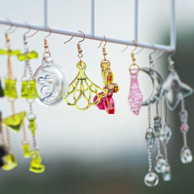 Earring Resin Molds Jewelry Casting Molds Epoxy Resin Pendant Mould for DIY Earrings, Jewelry, Pendant Craft Supplies
Earring Resin Molds Jewelry Casting Molds Epoxy Resin Pendant Mould for DIY Earrings, Jewelry, Pendant Craft Supplies