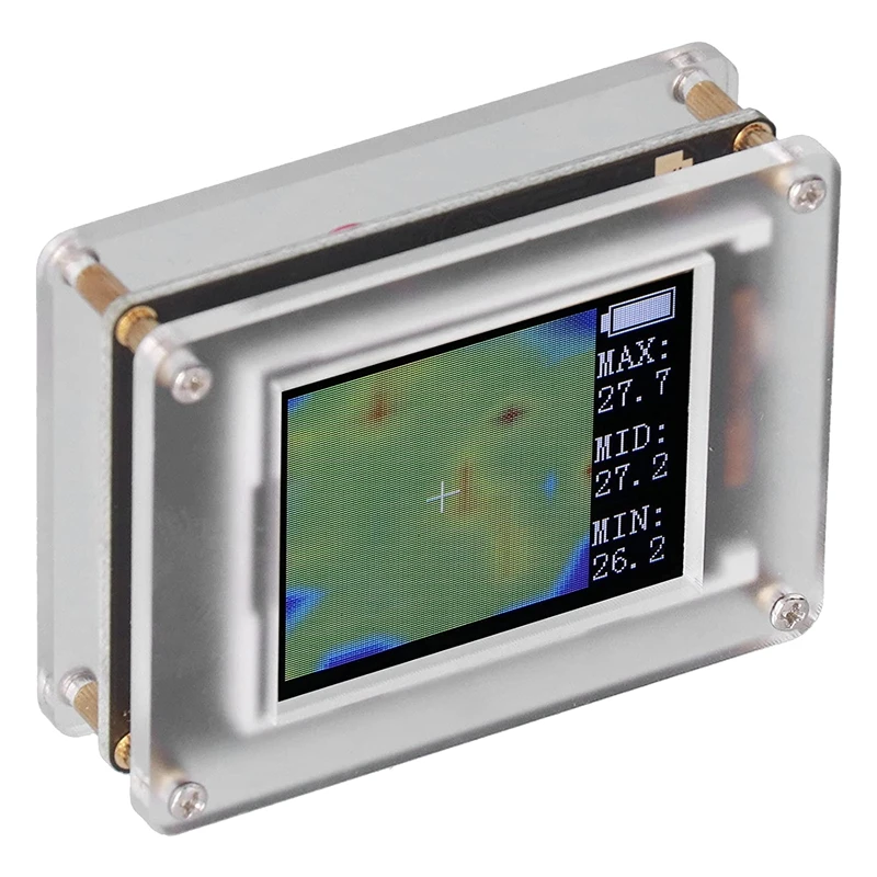 Thermal Imager Thermograph Camera Infrared Professional Imaging Detector AMG8833‑C 1.8In Screen
Thermal Imager Thermograph Camera Infrared Professional Imaging Detector AMG8833‑C 1.8In Screen
