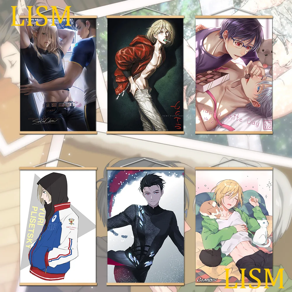Yuri On Ice Victor Nikiforov Yuri Plisetsky Tanbi BL Anime Poster Manga HD Print Wall canvas painting solid wood hanging scroll
Yuri On Ice Victor Nikiforov Yuri Plisetsky Tanbi BL Anime Poster Manga HD Print Wall canvas painting solid wood hanging scroll