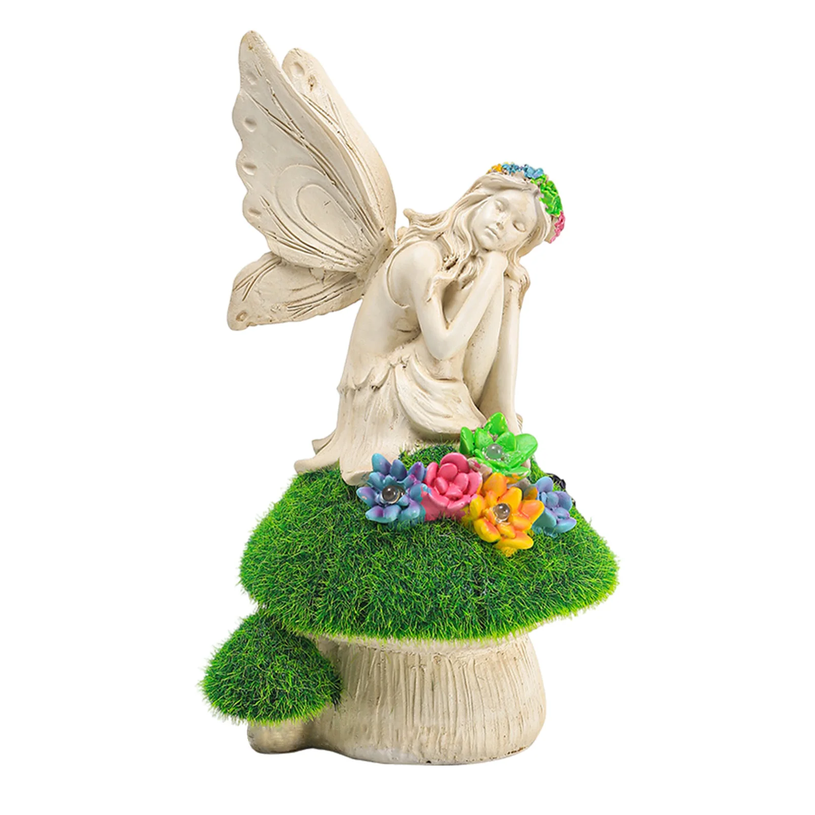 Solar Powered Resin Sculpture Angel Solar Light Figurine Art Decoration For Patio Lawn Yard Porch Ornament Housewarming Garden
Solar Powered Resin Sculpture Angel Solar Light Figurine Art Decoration For Patio Lawn Yard Porch Ornament Housewarming Garden