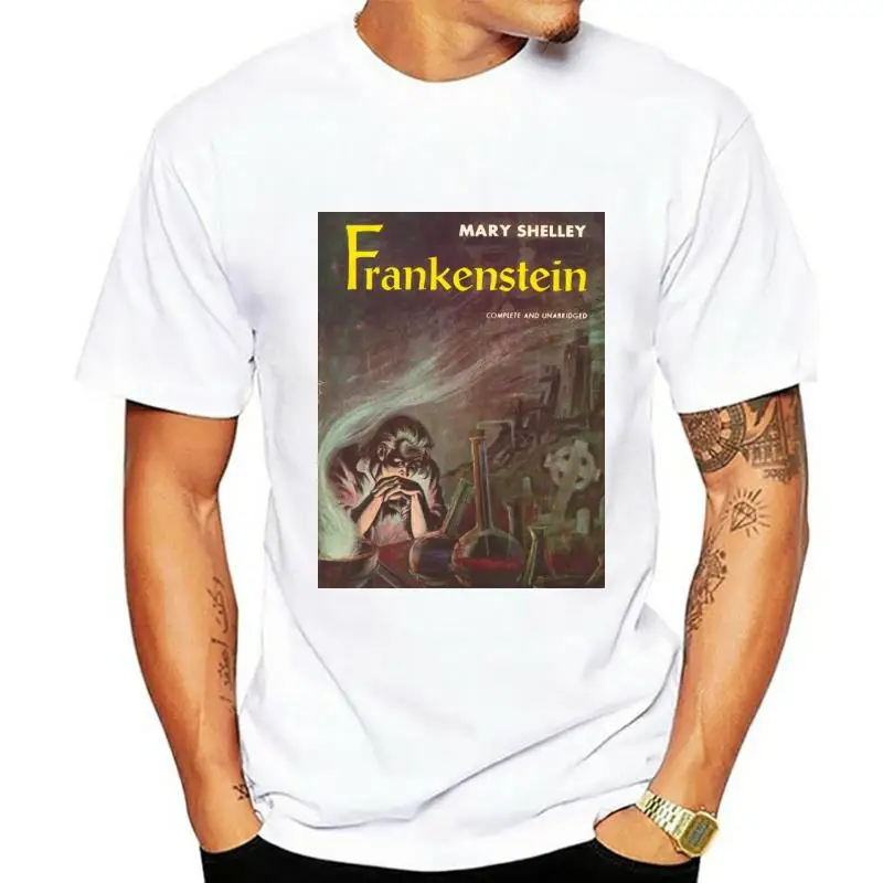 Camiseta Vintage para hombre, camisa con cubierta de libro de Frankenstein, Mary, rígida, para mujer
Camiseta Vintage para hombre, camisa con cubierta de libro de Frankenstein, Mary, rígida, para mujer