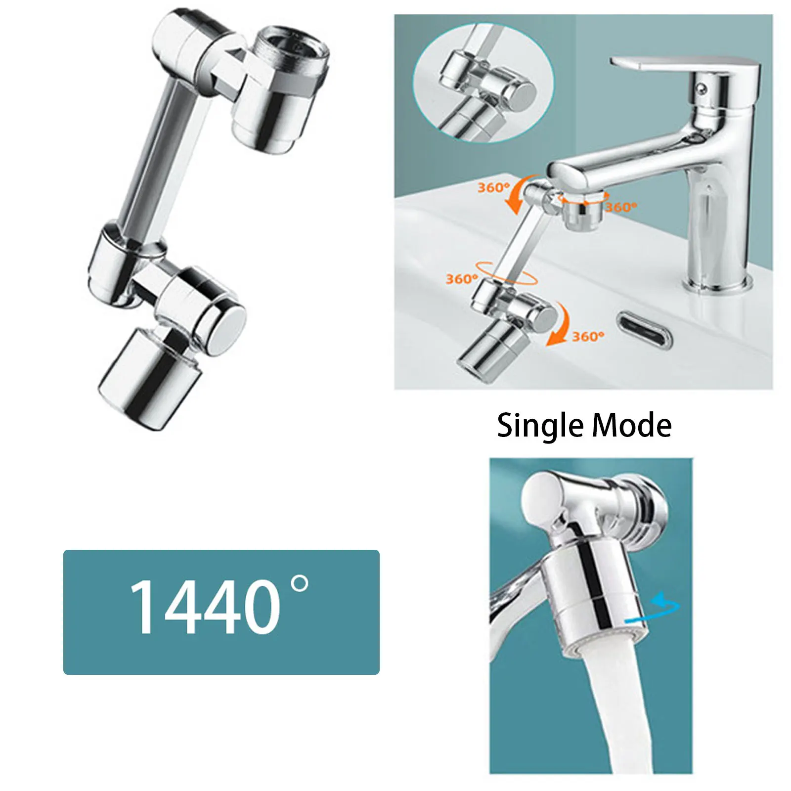New Universal 1440° Rotatable Faucet Extender Spray Head Anti Splash Filter ABS Tap Kitchen Faucets Water Saving Nozzle Sprayer
New Universal 1440° Rotatable Faucet Extender Spray Head Anti Splash Filter ABS Tap Kitchen Faucets Water Saving Nozzle Sprayer
