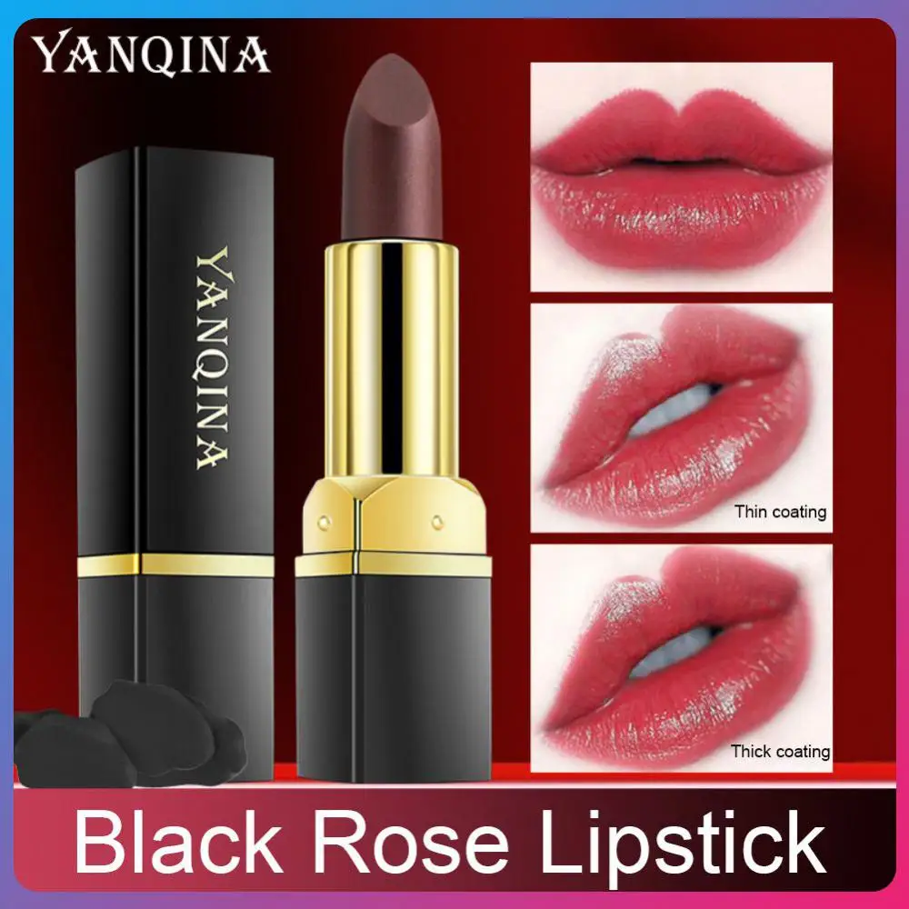 1pcs Black Rose Lipstick Non-stick Cup Velvet Matte Lipstick Lips Makeup Color Changing Lipstick Temperature Change Color
1pcs Black Rose Lipstick Non-stick Cup Velvet Matte Lipstick Lips Makeup Color Changing Lipstick Temperature Change Color