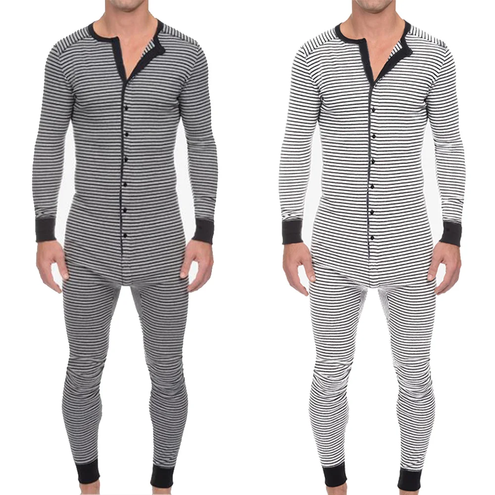 Мужская полосатая Слитная Пижама Onsie, повседневный комбинезон с длинным рукавом, одежда для сна, Пижама для взрослых
Мужская полосатая Слитная Пижама Onsie, повседневный комбинезон с длинным рукавом, одежда для сна, Пижама для взрослых