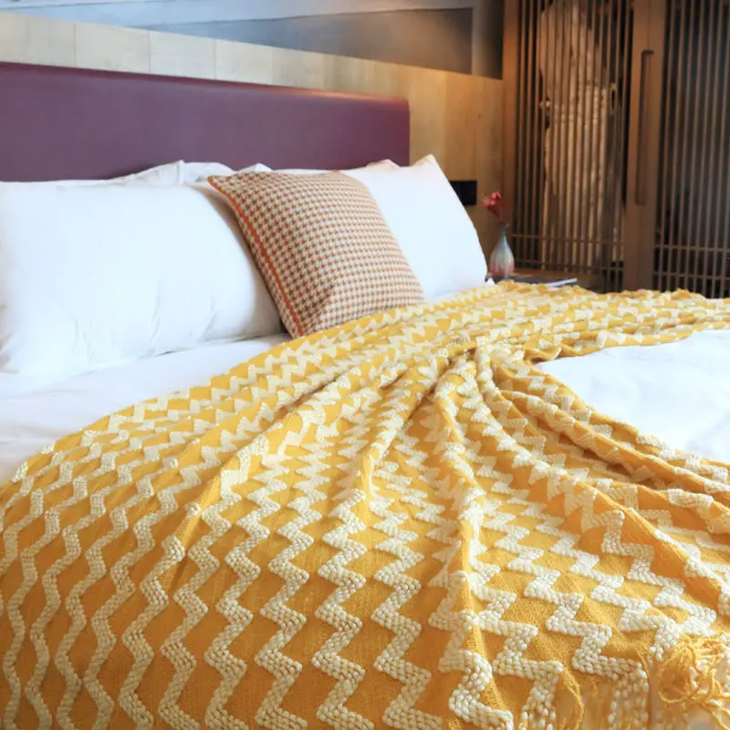 Beige Nordic Knitted Throw Thread Pareo Sofa Blanket Tassel Boho on the Travel TV Nap Soft Towel Bed Plaid
Beige Nordic Knitted Throw Thread Pareo Sofa Blanket Tassel Boho on the Travel TV Nap Soft Towel Bed Plaid