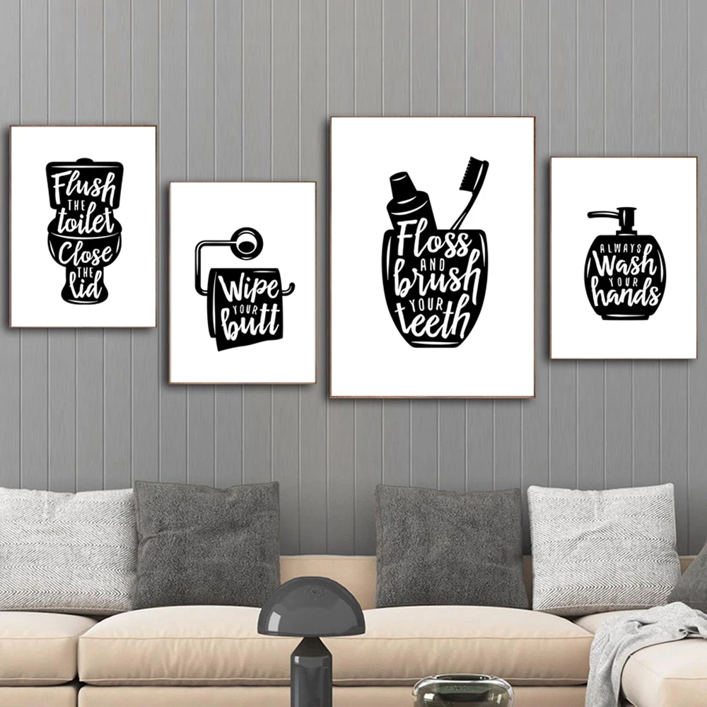 Funny Toothbrush Toilet Nordic Painting Posters Prints Roll Paper Modern Canvas Cuadros Minimalist Wall Art Picture For Bathroom
Funny Toothbrush Toilet Nordic Painting Posters Prints Roll Paper Modern Canvas Cuadros Minimalist Wall Art Picture For Bathroom