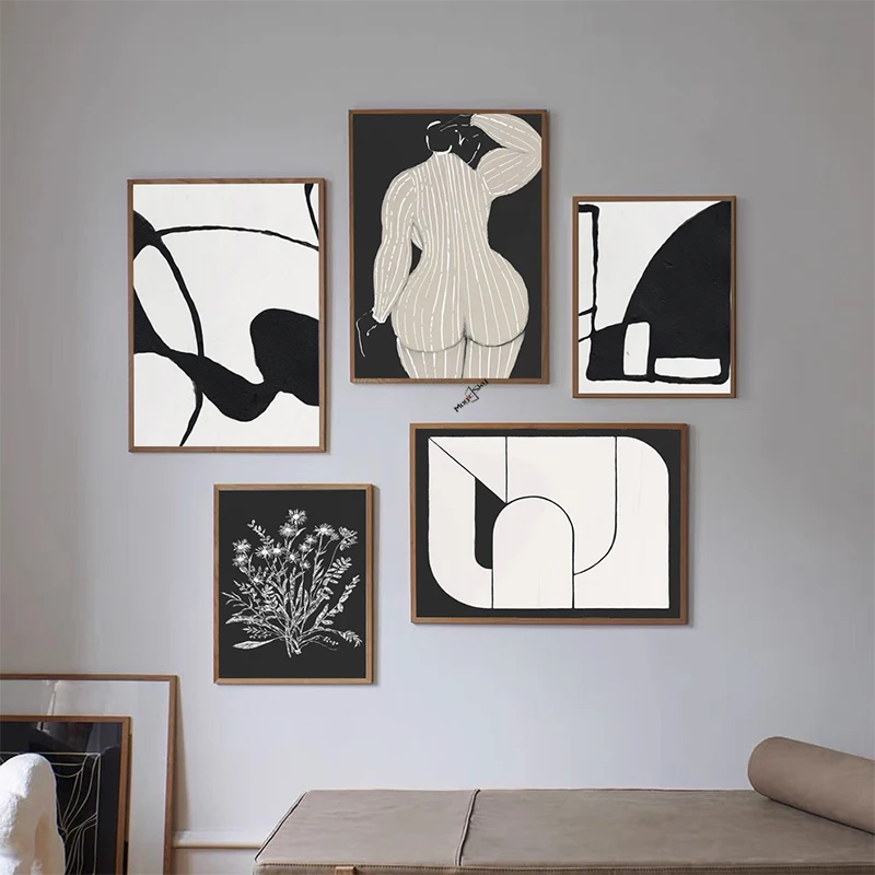 Vintage Abstract Line Nude Woman Geometry Flower Posters and Prints Boho Canvas Painting Wall Art Picture for Nordic Room Decor
Vintage Abstract Line Nude Woman Geometry Flower Posters and Prints Boho Canvas Painting Wall Art Picture for Nordic Room Decor