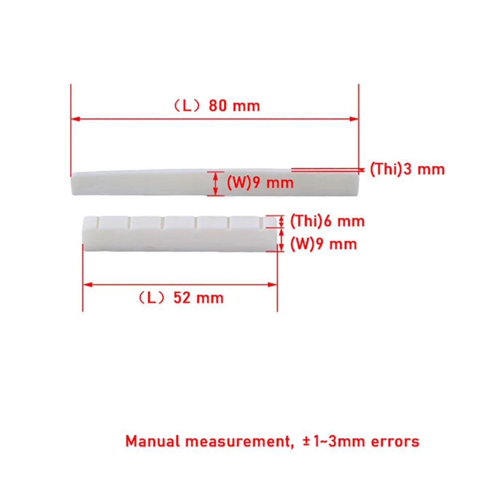 Practical Useful 100% Brand New High Quality Guitar Nut White 6 String 80mm Bone Classical Guitar Guitar Saddle
Practical Useful 100% Brand New High Quality Guitar Nut White 6 String 80mm Bone Classical Guitar Guitar Saddle