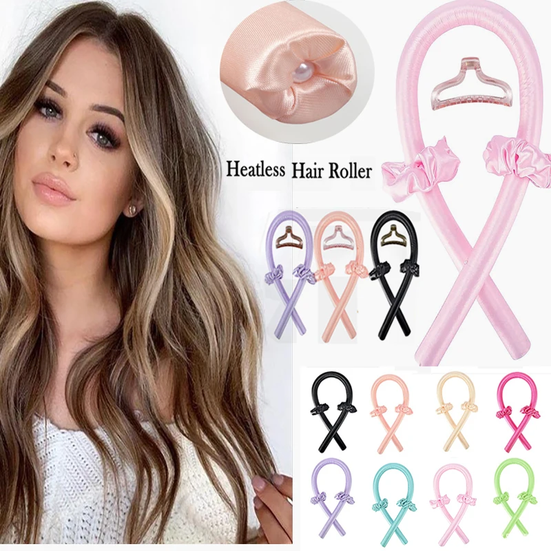 Silk Curly Hair Accessories Styling Curler Night Women Curly Hair Products Set No Heat Hair Curler Heatless boucleur cheveux
Silk Curly Hair Accessories Styling Curler Night Women Curly Hair Products Set No Heat Hair Curler Heatless boucleur cheveux