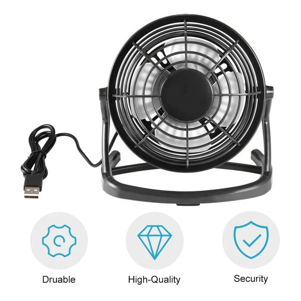 Portable Fan Cooling USB Desktop 4 Inches Fan Mini Summer Air Cooler Rotation Adjustable Angle for Office Household Electric Fan
Portable Fan Cooling USB Desktop 4 Inches Fan Mini Summer Air Cooler Rotation Adjustable Angle for Office Household Electric Fan