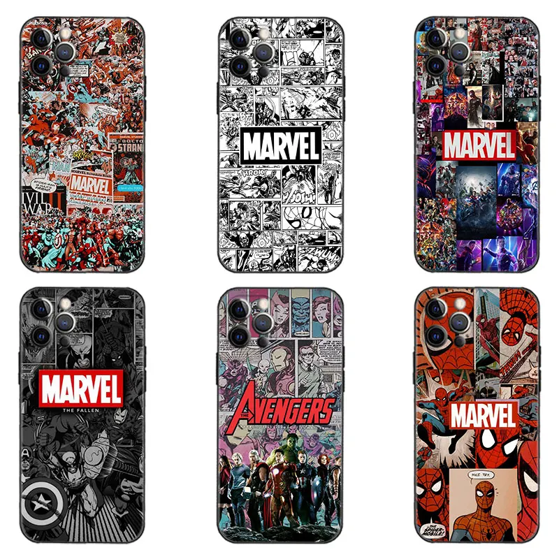 Case for iPhone 13 11 12 pro max XR X XS Cover 8 7 6s plus Funda Marvel Capa 13promax 11promax 12promax Coque Marvel Comic Logo
Case for iPhone 13 11 12 pro max XR X XS Cover 8 7 6s plus Funda Marvel Capa 13promax 11promax 12promax Coque Marvel Comic Logo