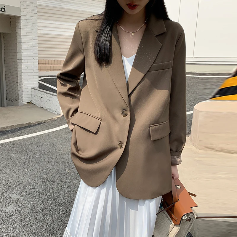 Women's Blazer Spring Autumn Korean Fashion Ladies Coats Blazer Women Clothing Elegant Suit Jacket Female Blazers Chaquetas Lq
Women's Blazer Spring Autumn Korean Fashion Ladies Coats Blazer Women Clothing Elegant Suit Jacket Female Blazers Chaquetas Lq