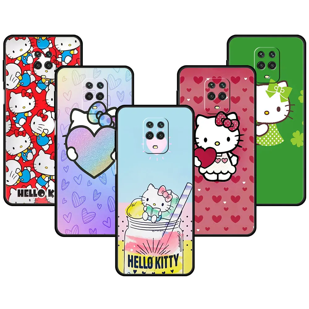 

Hello Kitty Hand Love Phone Shell For Xiaomi Redmi Note 11T 11S 11 10 8 Pro 9 9S 9T 8T for Mi 10 8 9A 9C 10C K40 K50 Case