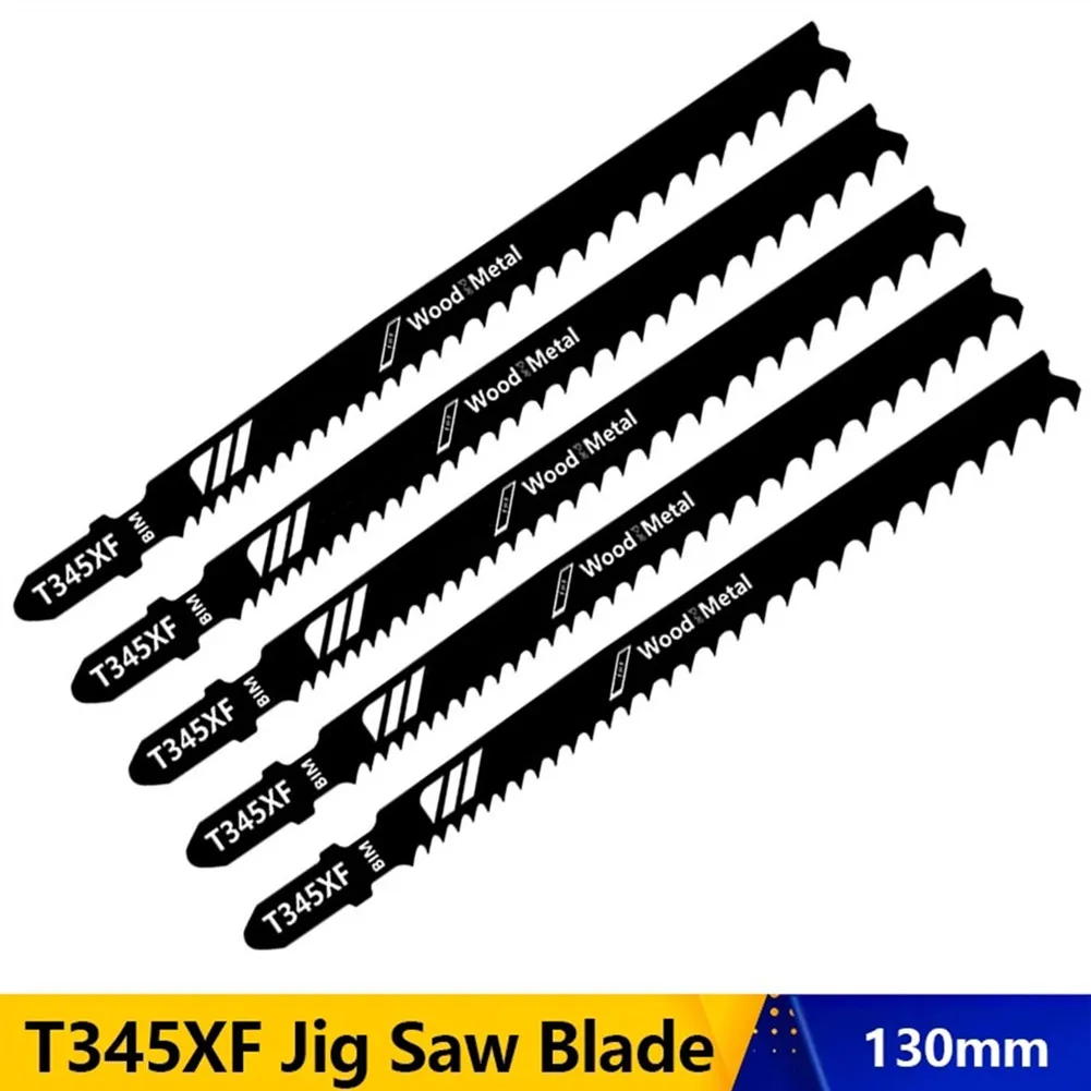 5Pcs Jigsaw Blade T345XF Saw Blade 130mm T-Shank Bimetal Reciprocating Saw Assorted Blade Cutting Wood Plastic Metal Power Tool
5Pcs Jigsaw Blade T345XF Saw Blade 130mm T-Shank Bimetal Reciprocating Saw Assorted Blade Cutting Wood Plastic Metal Power Tool