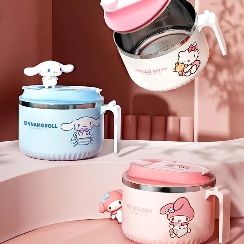 Sanrio Hellokittys My Melody Cinnamoroll Kawaii Vartoon Lunch Box for Children School Office Bento Boxs Girls Cartoon Ramen Bowl
Sanrio Hellokittys My Melody Cinnamoroll Kawaii Vartoon Lunch Box for Children School Office Bento Boxs Girls Cartoon Ramen Bowl