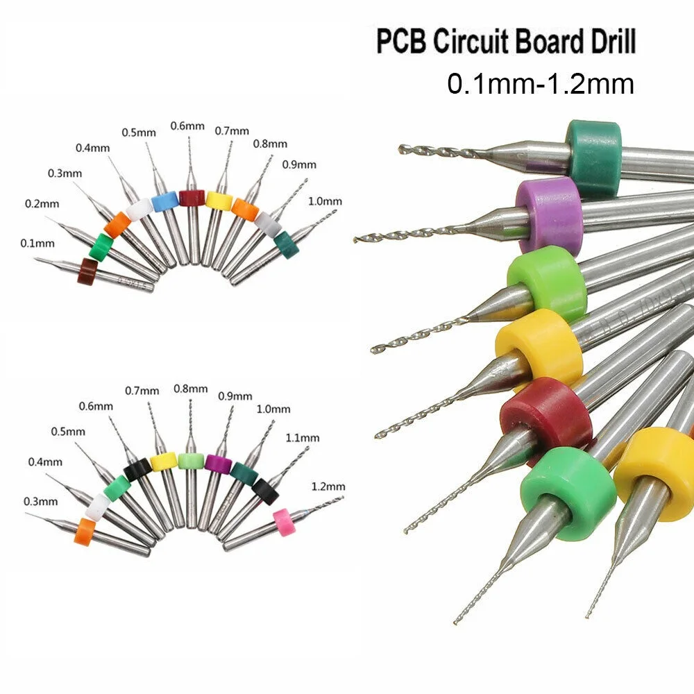 10 PCS PCB Mini Drill Bit Tungsten Steel CNC Milling Cutter For Wood 0.1-1.2mm Carbide Micro Drill Bits CNC Engraving Bit
10 PCS PCB Mini Drill Bit Tungsten Steel CNC Milling Cutter For Wood 0.1-1.2mm Carbide Micro Drill Bits CNC Engraving Bit
