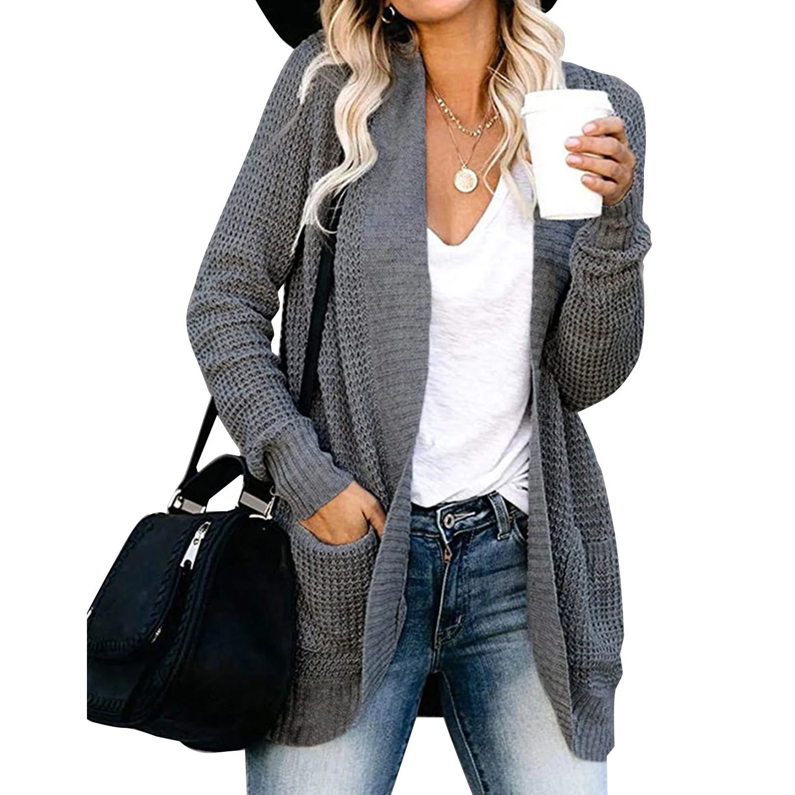 Open Front Button Down Cardigan Sweater with Oversize Fit -back Style Mesh Coat for Autumn and Winter Women Clothes
Open Front Button Down Cardigan Sweater with Oversize Fit -back Style Mesh Coat for Autumn and Winter Women Clothes